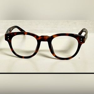 Linda Farrow Tortoise handcrafted acetate frame made in Japan.  Original case